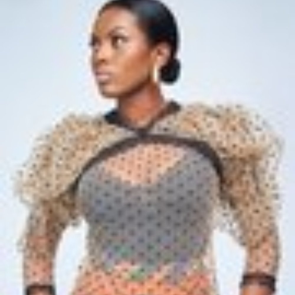 New With Tags Christie Brown Dramatic Sleeve Swiss Dot Blouse - UK 16 - Picture 1 of 3